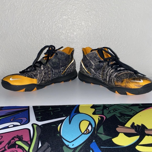 Size 4Y 4 Youth (GS) - Nike Kyrie 5 Mid Taco Pre-owned Good Soles - Picture 7 of 9